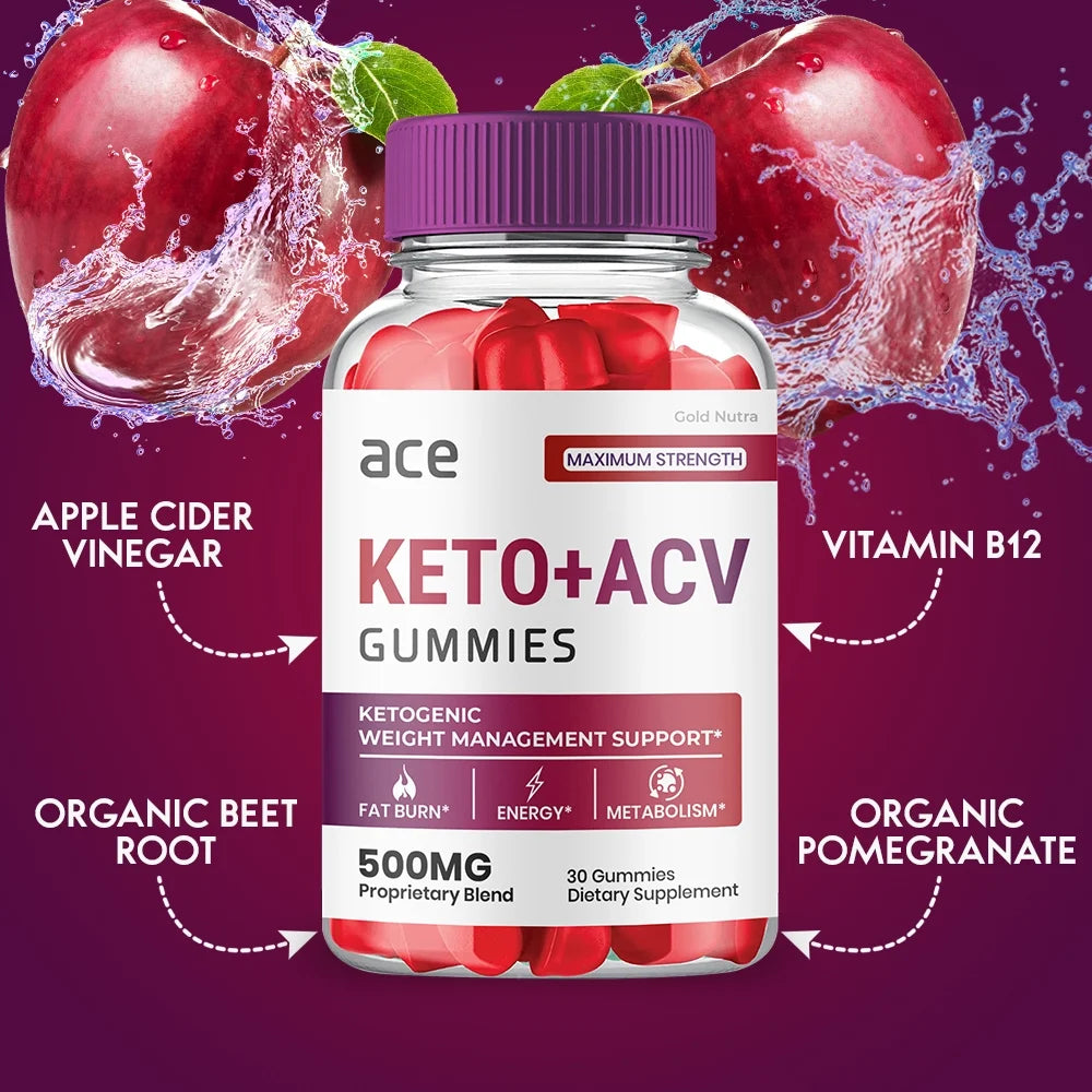 Keto ACV Gummies Weight Loss Supplement 5 Pack O2820