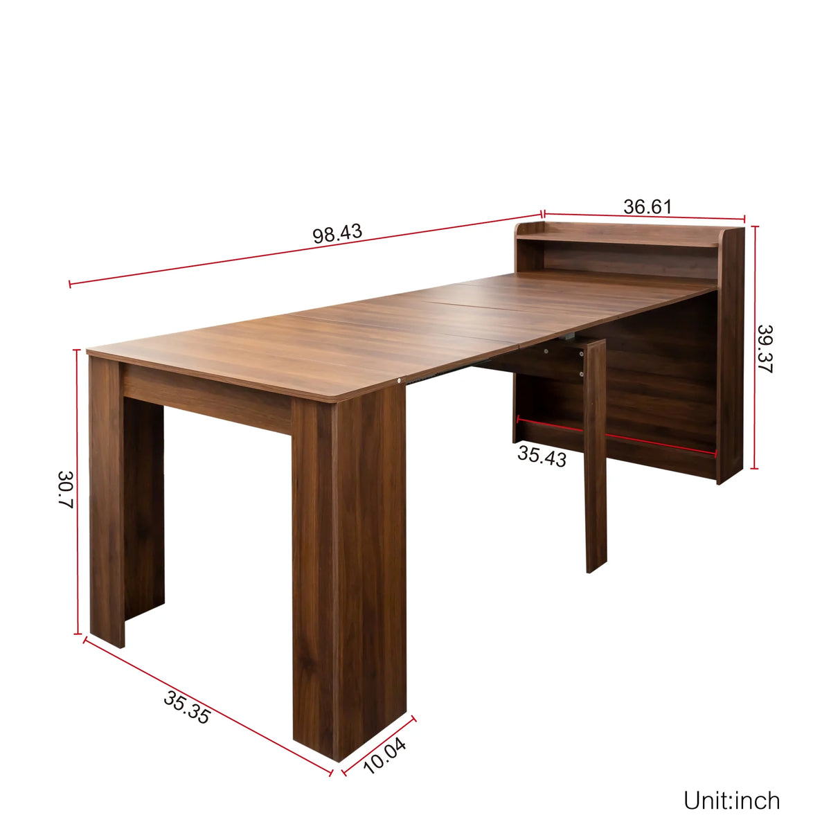 Extendable Dining Table with Storage B970340