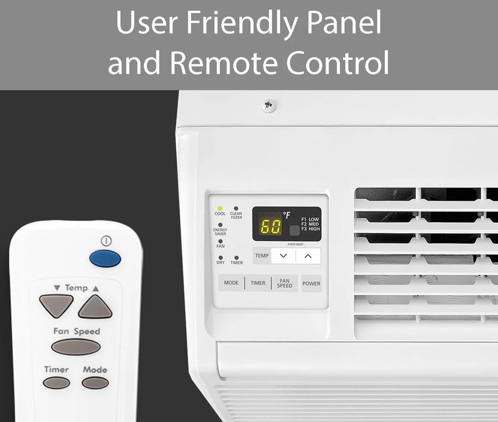 6,000 BTU Window-Mount Air Conditioner with Remote O36010