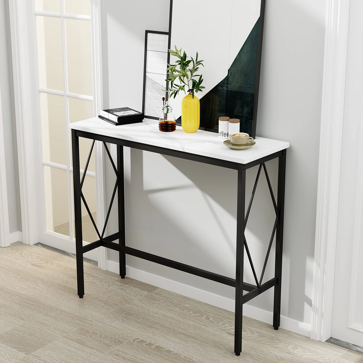 2-Tier Entryway Table with Open Shelf N5388