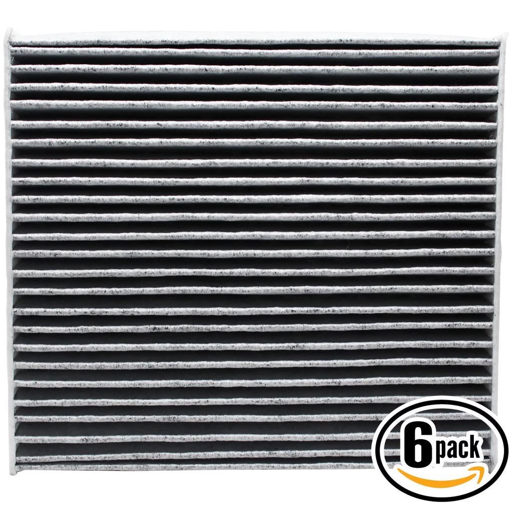 6-Pack Activated Carbon Cabin Air Filter J70640