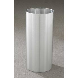 11 Gallon Open Top Satin Aluminum Wastebasket D47289