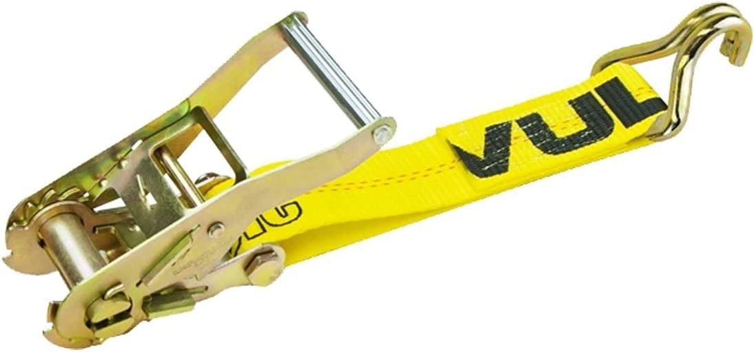 2 Inch x 27 Foot 8 Pack Ratchet Strap with Wire Hooks Y92695