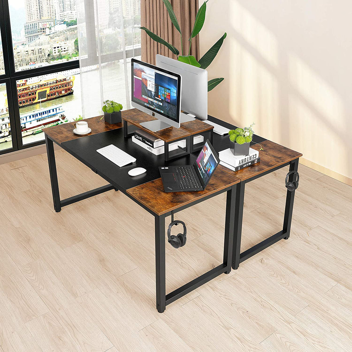 Computer Desk with Monitor Stand O6730