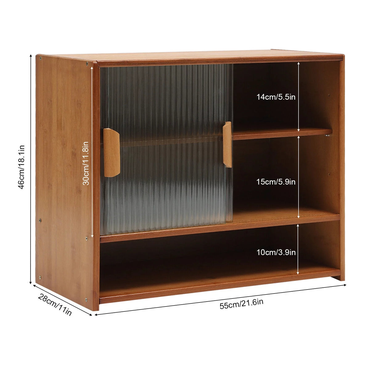 Small Kitchen Cabinet Sideboard with Sliding Door I91191