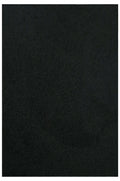 Black 2' x 4' Solid Color Rug S4741