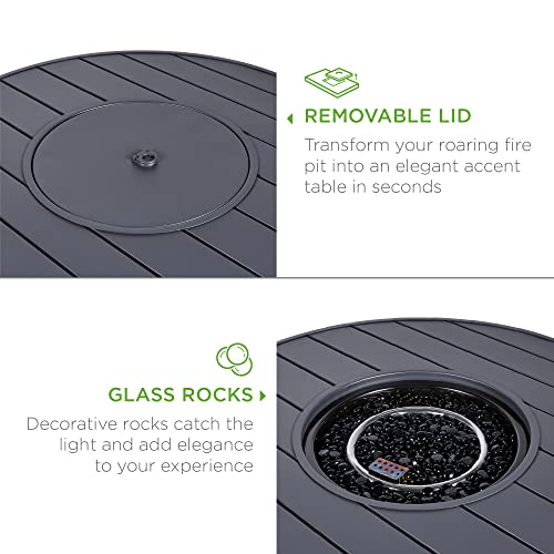 32in Round Gas Fire Pit Table A774