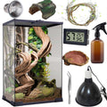 Reptile Terrarium 8 * 8 * 12 Amphibian Vertical Habitat Tank Starter Kit A21953