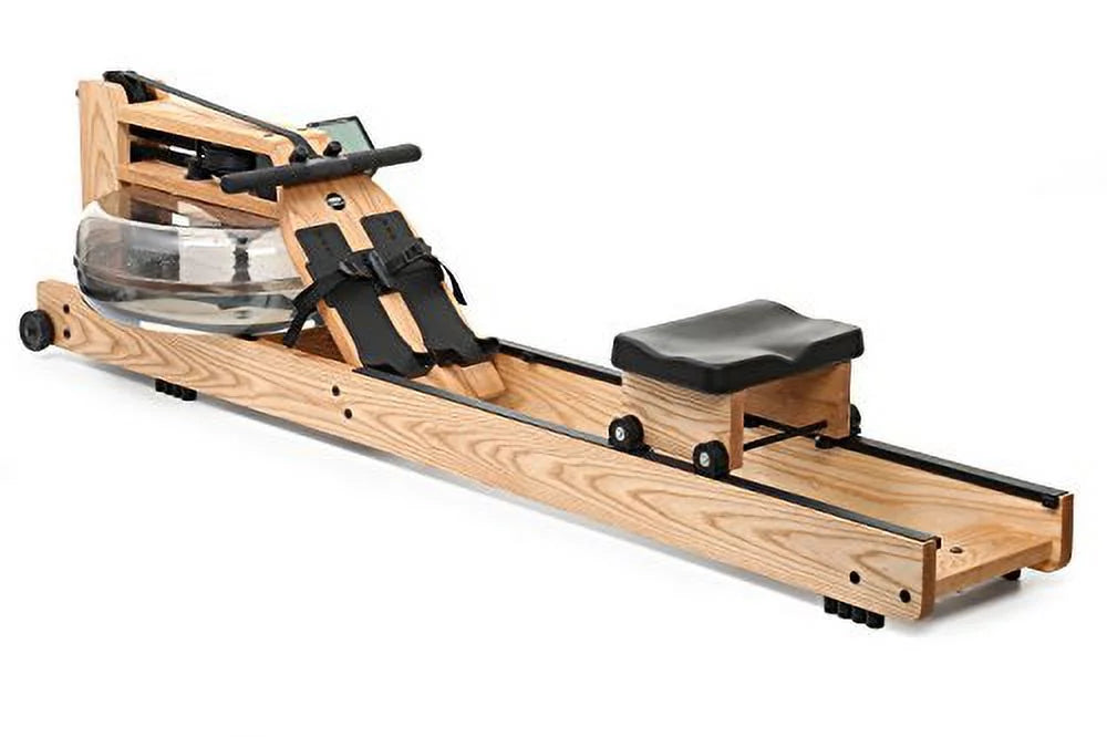 Natural Ash Wood Rowing Machine with S4 Monitor R10444