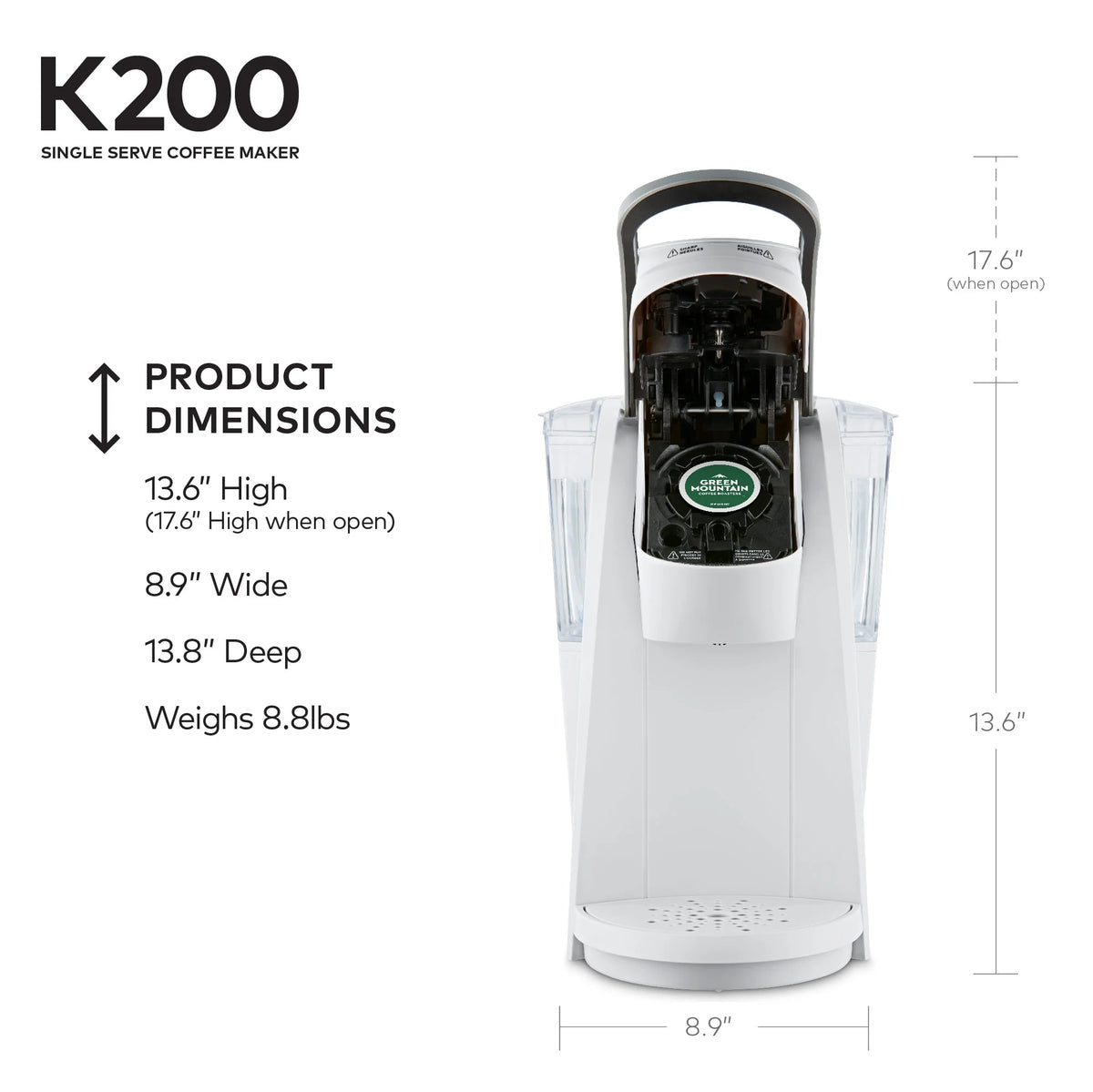 Single-Serve K-Cup Pod Coffee Maker D47287