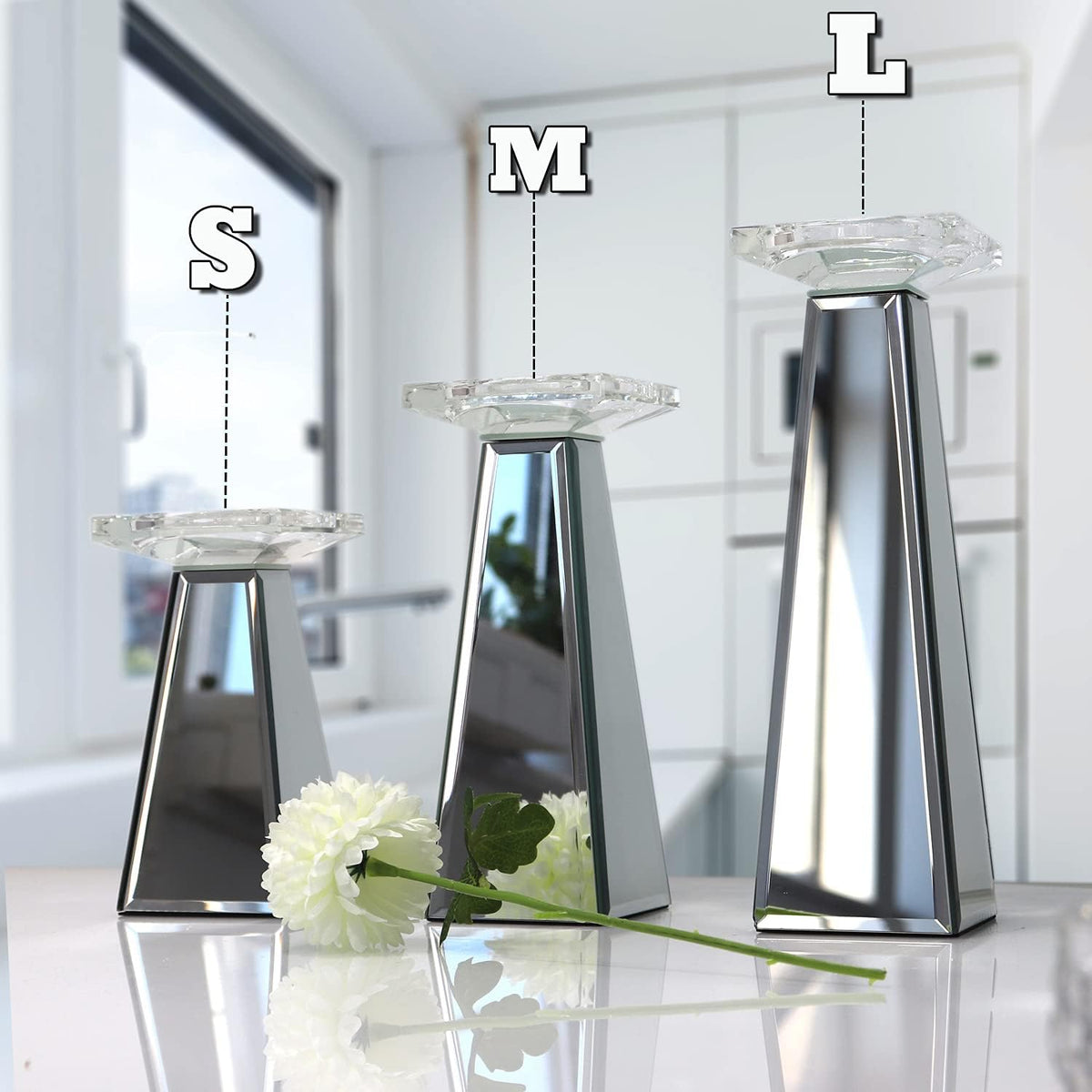 2 Sets Candle Holders 11 INCH G633461