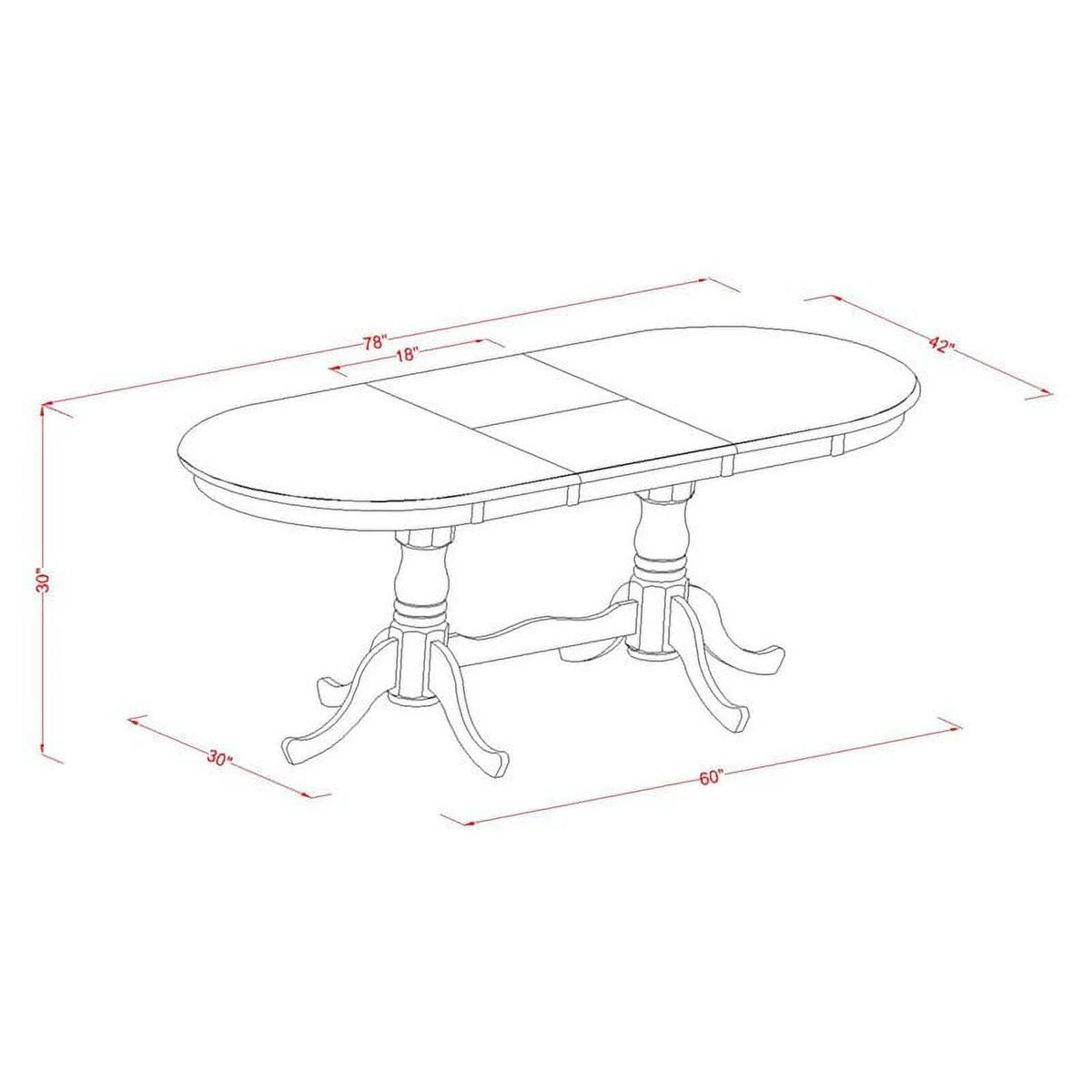 9-piece Wood Dining Table and Chair Set in Black W527279