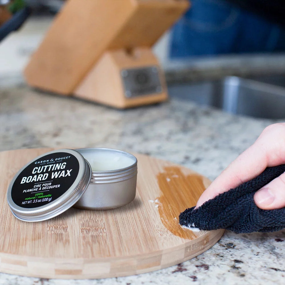 Cutting Board & Butcher Block Conditioning Oil & Wood Finishing Wax Bundle N29709