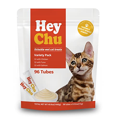 Grain-Free Squeezable Cat Treats 96 Tubes M560
