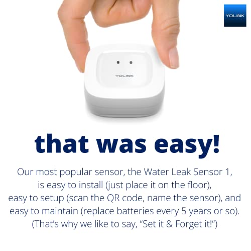 Smart Home Starter Kit: Hub & Water Leak Sensor 4-Pack W408