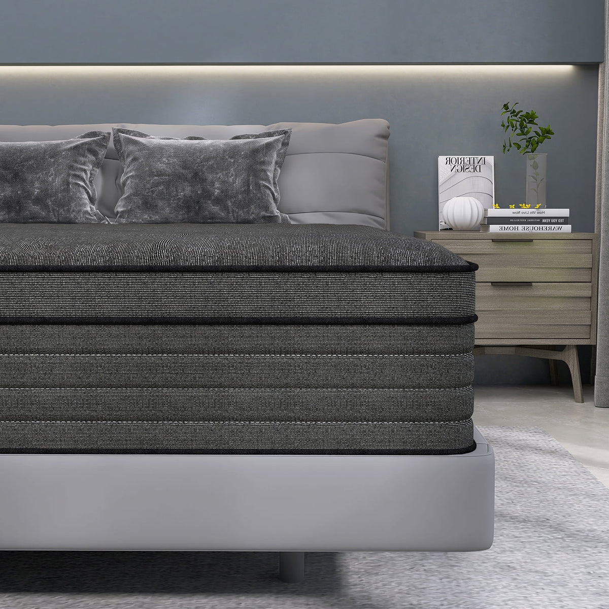 14 inch Full Medium Firm Hybrid Mattress U424831