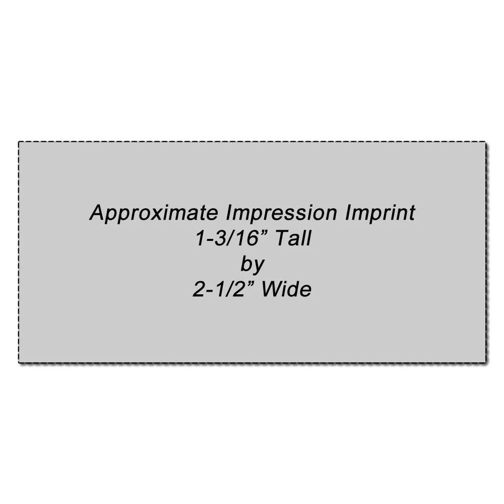 Pre-Inked Sign & Date Stamp with Purple Ink U5124