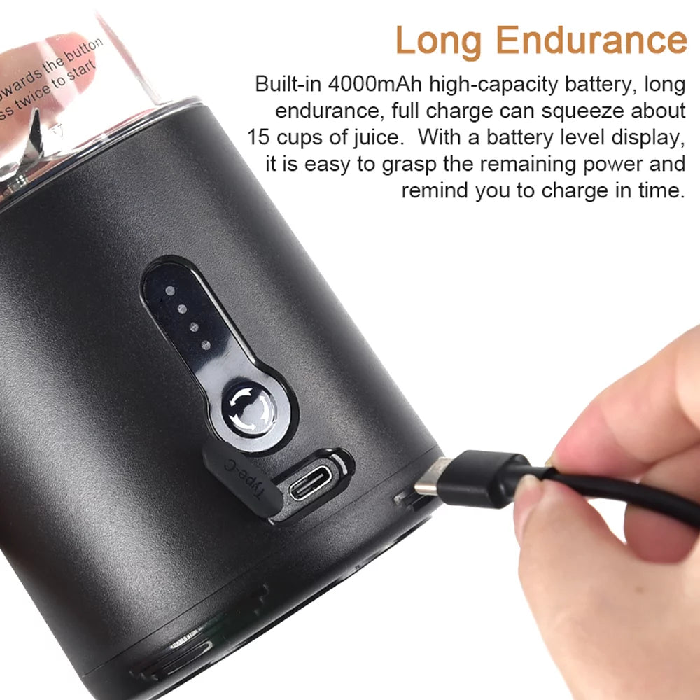 Portable USB Electric Juicer 530ml U1415