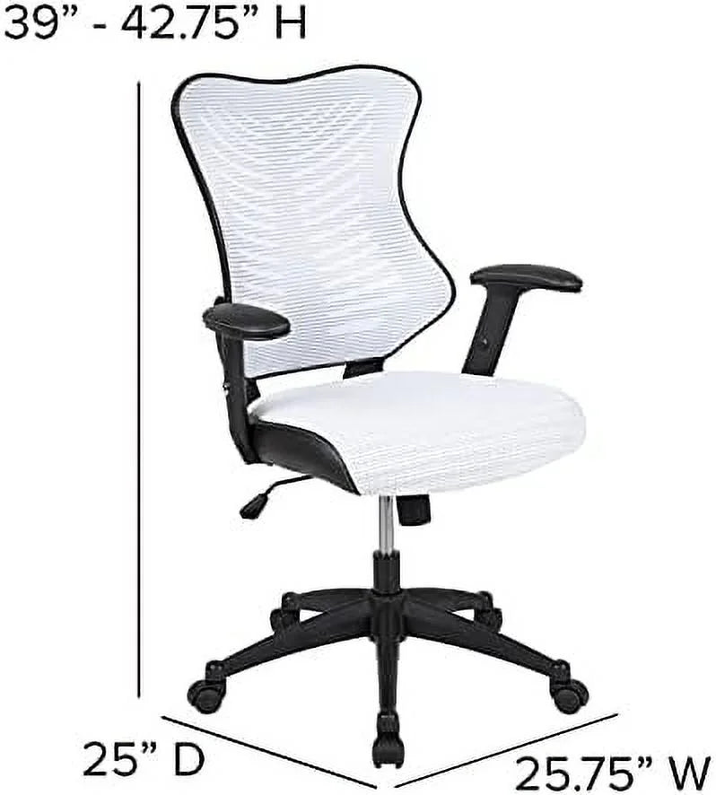 White Mesh Executive Office Chair Y720
