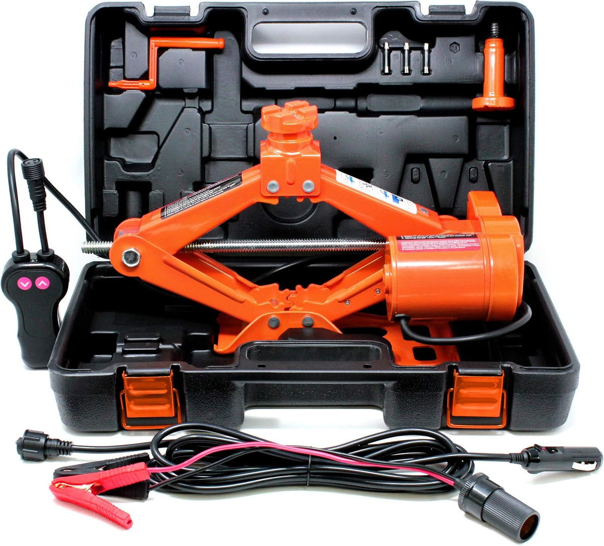 3-Ton Scissor Tire Jack Kit with Carrying Case Pack of 2 F45426