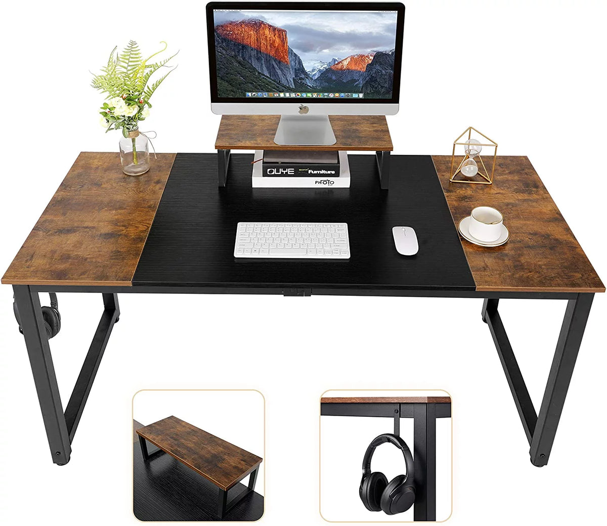 Computer Desk with Monitor Stand O6730