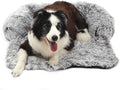 Fluffy Plush Dog Bed with Removable Washable Cover Pack of 2 X136532