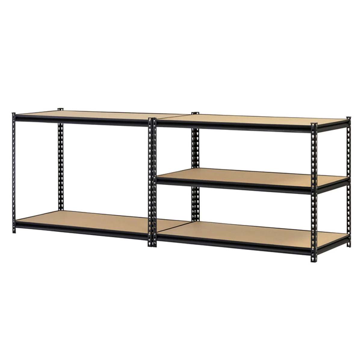 5-Tier Steel Shelving, 4,000 lbs. Total Capacity, Black I6557