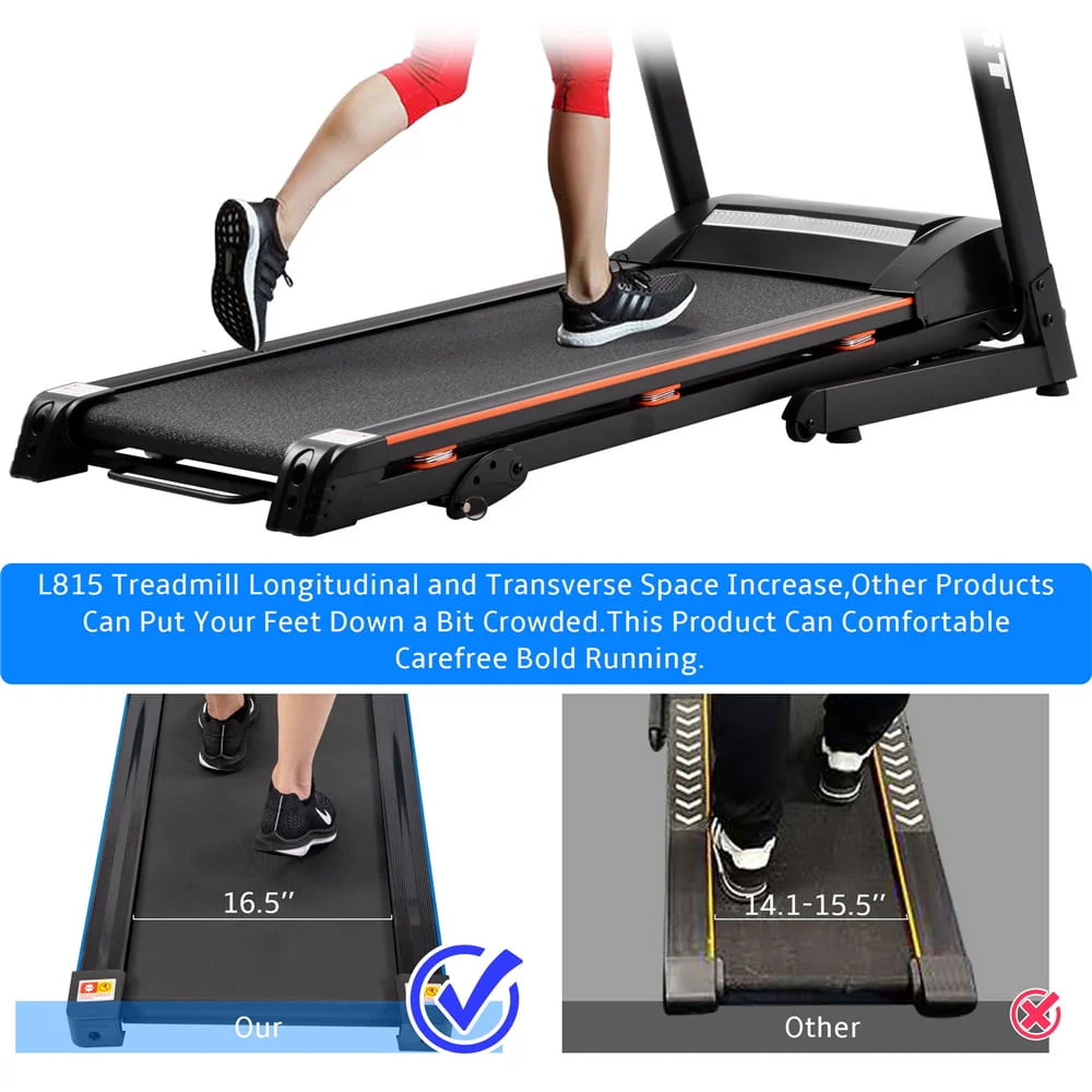 Folding Electric Treadmill with Incline E155