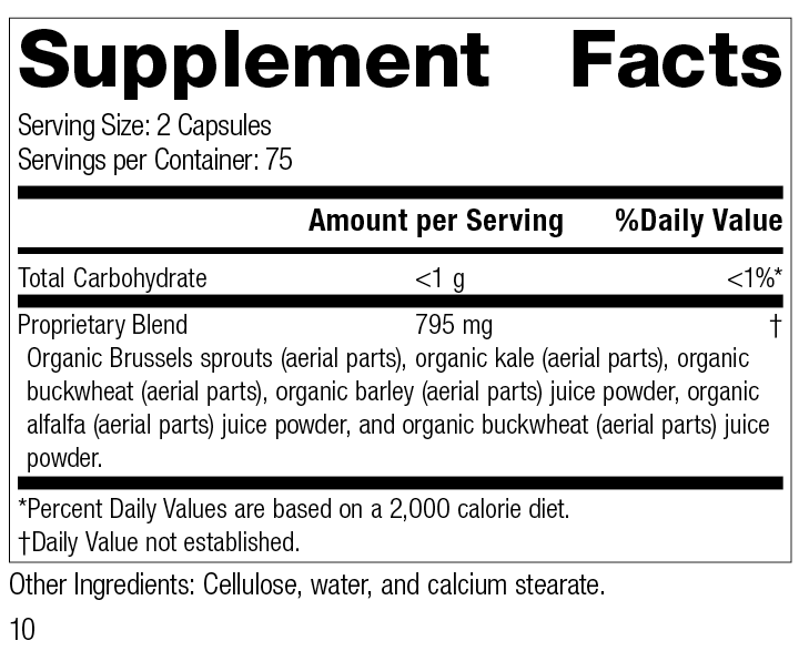 Green Food 150 Capsules S1734