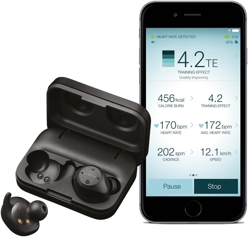 True Wireless Waterproof Fitness Earbuds with Charging Case R6866
