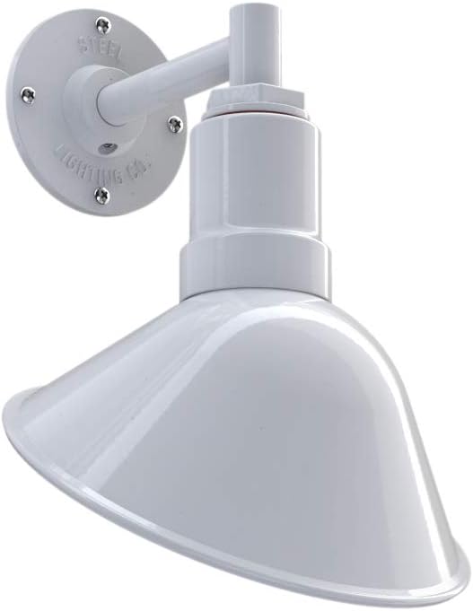 9 inch Dome 11 inch Straight Arm Matte Black Sign Light J811