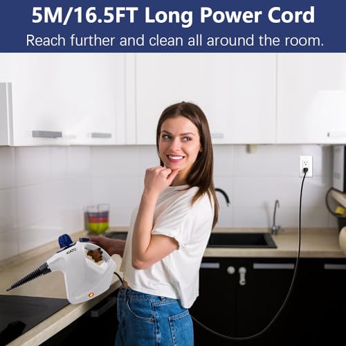 10 in 1 Handheld Steam Cleaner White X4605