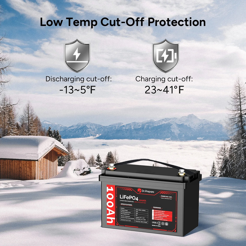 12V 100Ah LiFePO4 Lithium Deep Cycle Battery K450