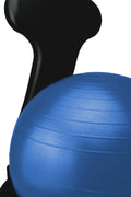 Blue Plastic Mobile Ball Chair with Back O39191
