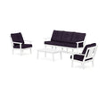 4-Piece Deep Seating Set with Sofa W40904