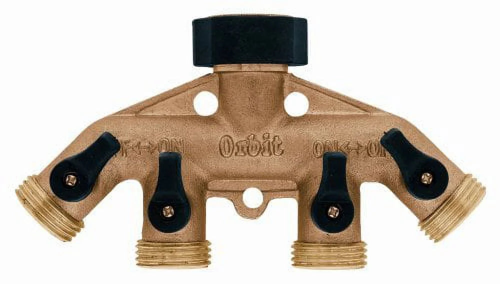 Brass Hose Faucet Manifold Q70350