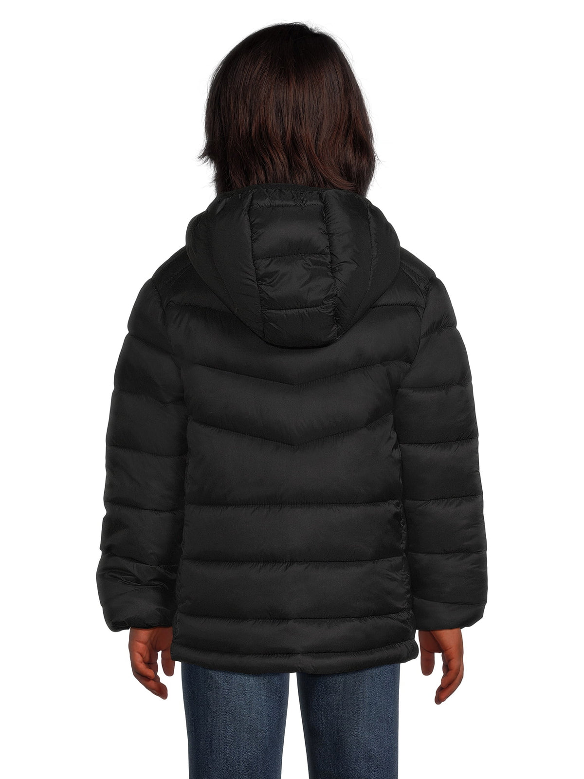 Boys Packable Puffer Jacket with Hood G2555