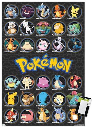 Pokémon Wall Poster 22.375" x 34" Unframed Y271