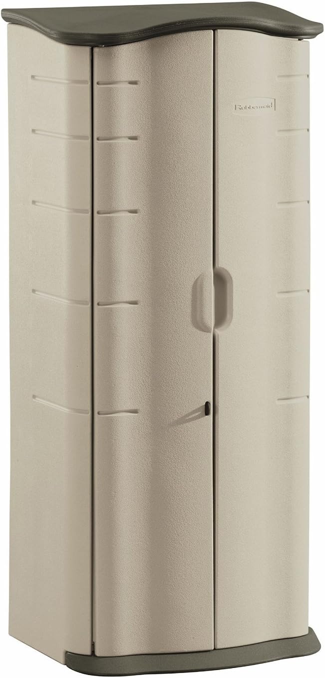 Vertical Resin Weather Resistant Outdoor Garden Storage Shed K2852