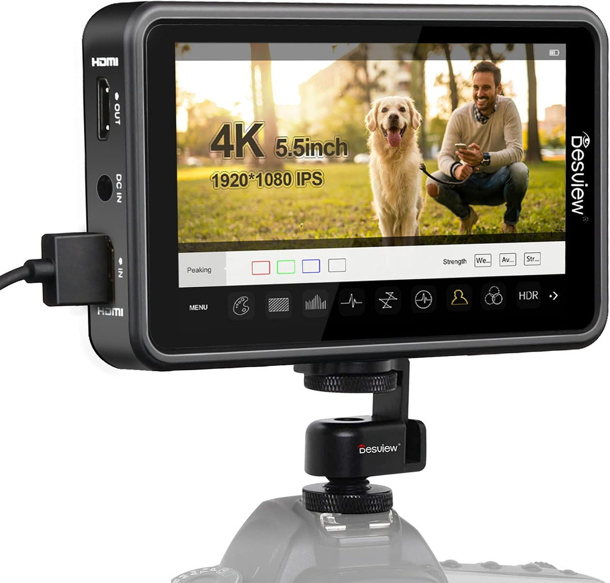5.5 inch Touch Screen Camera Monitor 1920x1080 IPS C66821