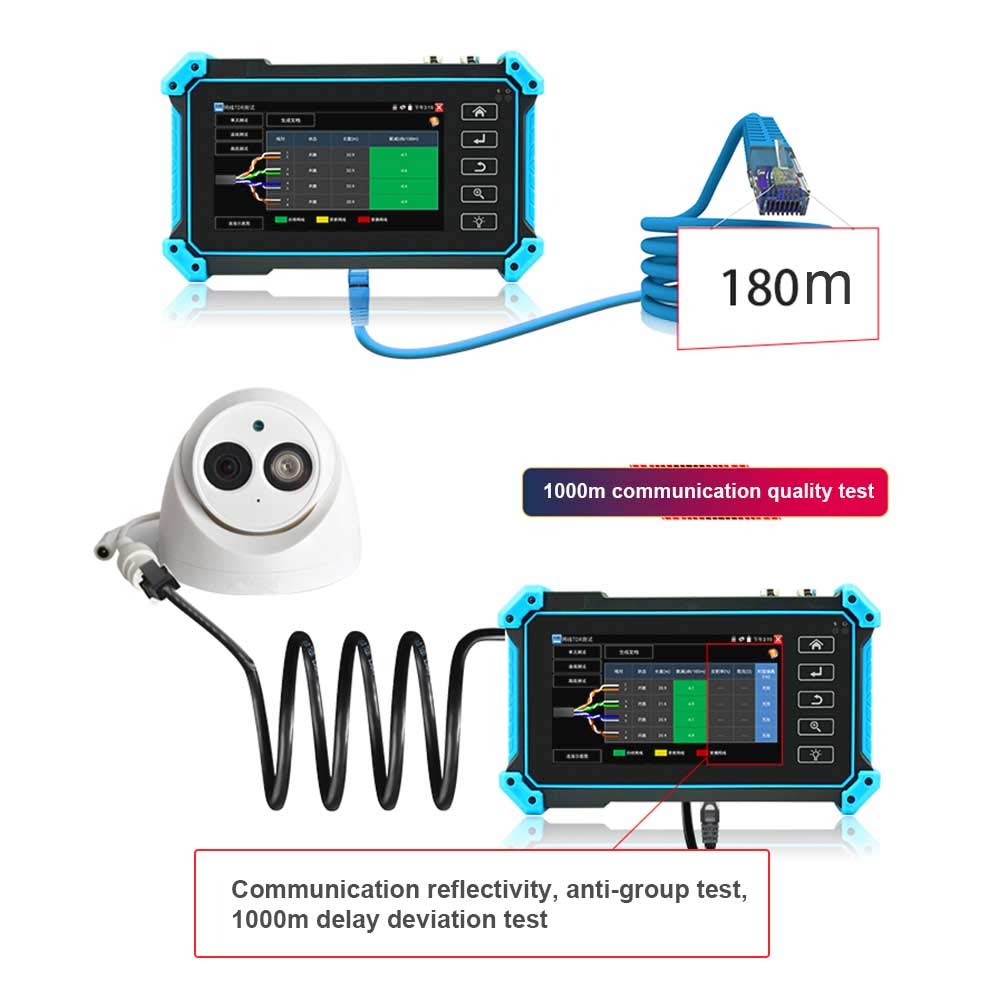 7 Inch Touch Screen IP Camera Tester D2828