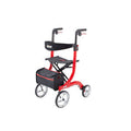 Aluminum Rollator, Tall Height, 10x22 Casters, Red Frame L835