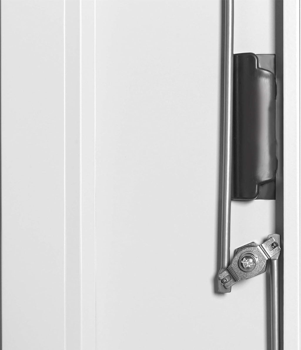 Metal Storage Cabinet with Locking Doors and 4 Adjustable Shelves M150829