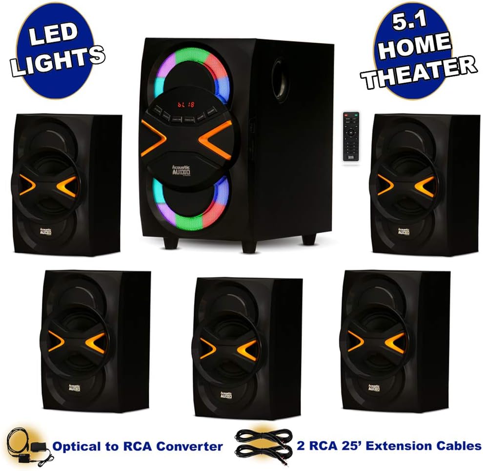 5.1 Speaker System with Bluetooth D6780