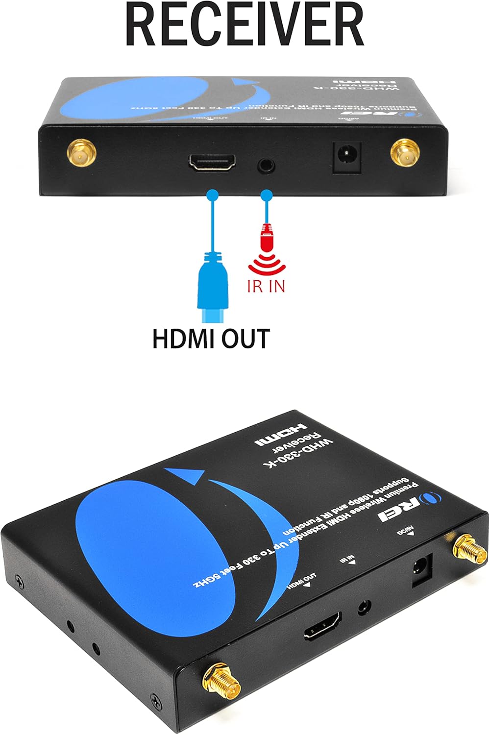 Wireless HDMI Extender Transmitter & Receiver J57539