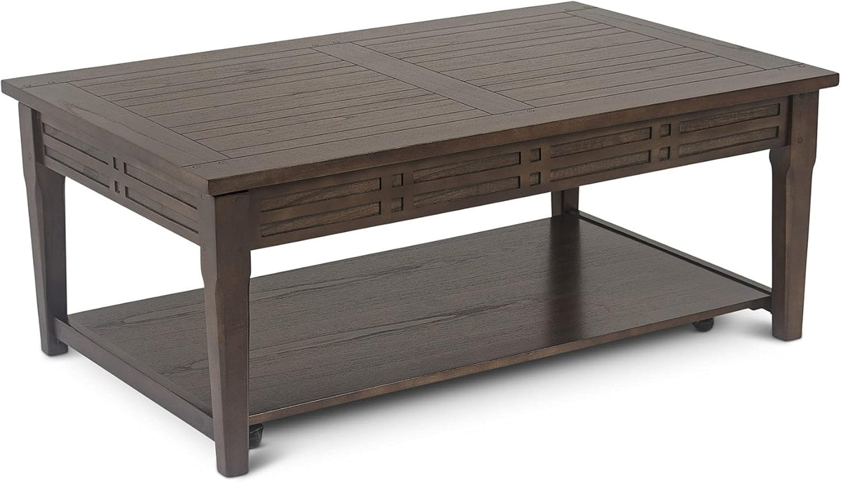 Lift-Top Cocktail Table with Casters D686