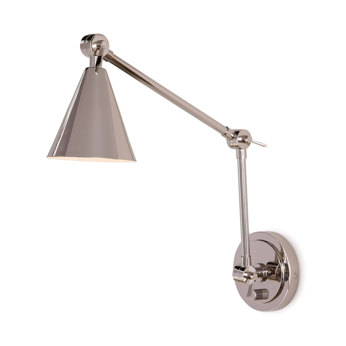 Polished Nickel Sconce J11069