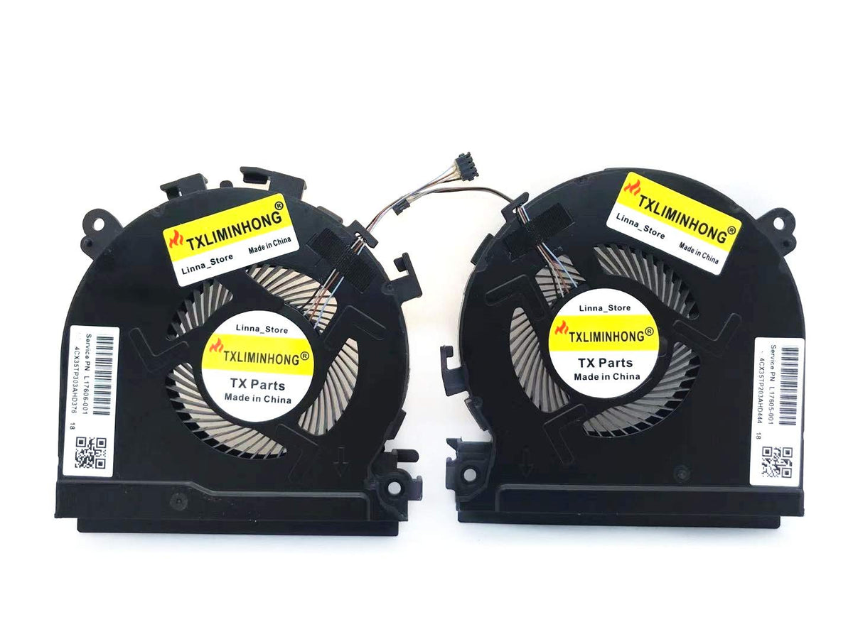 Compatible CPU and GPU Cooling Fan Pack of 2 O988