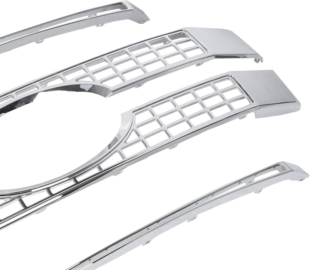 Chrome Front Hood Bumper Grille 4PCS M12624