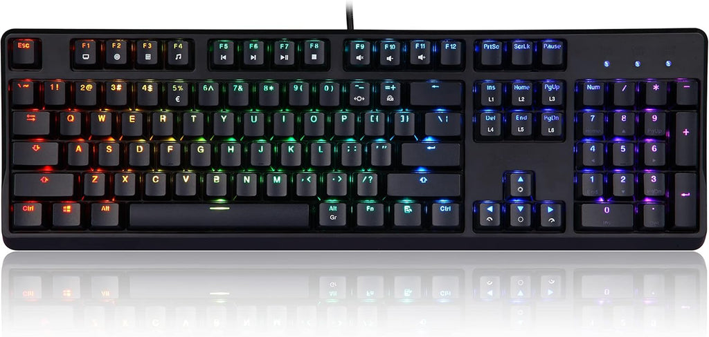 Wired USB Mechanical Gaming Keyboard with RGB Backlighting Q6069